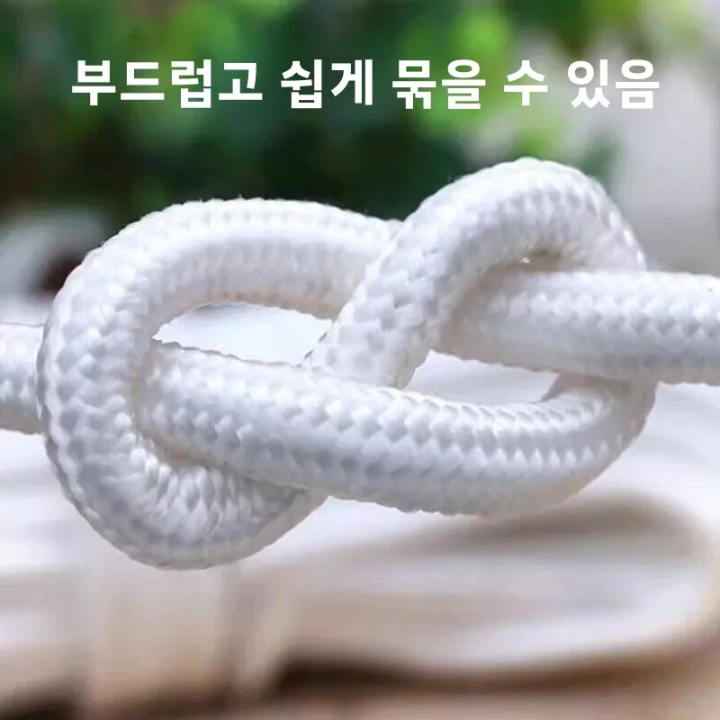 고강도 내마모성 나일론 로프 트럭 방수포 묶기용 강력 케이블 타이 온실 묶음 로프 내구성