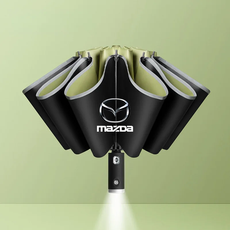 Fully Automatic Reflective Car Sunshade with Folding Umbrella Design