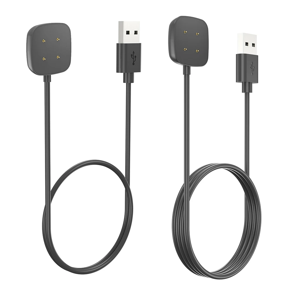 Fitbit Versa 4/3  ̺ ü, USB ׳ƽ , ð ׼, ũ ũ ڵ, 50 cm, 100cm, 1 , 2 