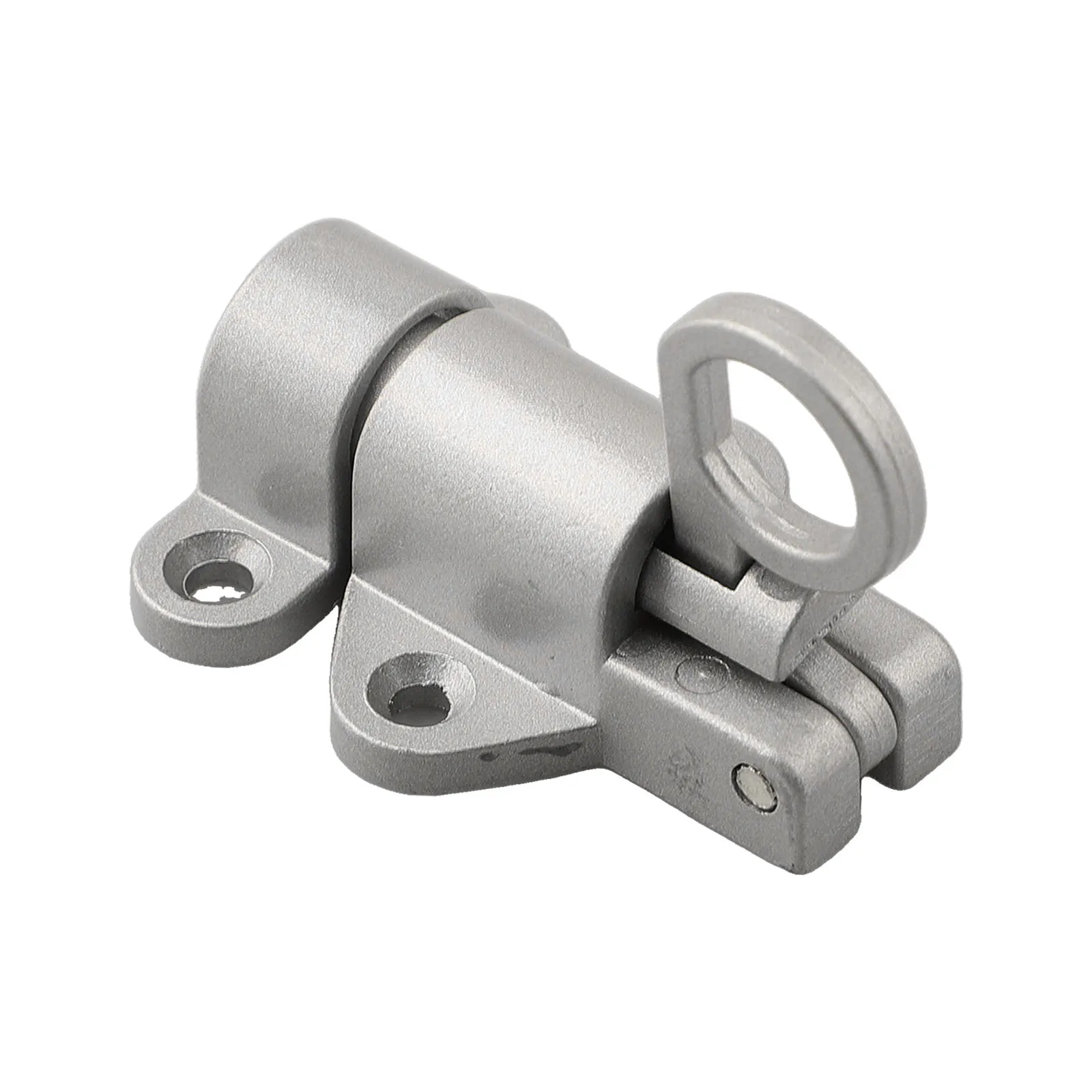 Aluminum Alloy Automatic Spring Latch Black/Gray/white Solid Aluminum Door And Window Latch Lock Furniture Hardware Accessories Door Latch