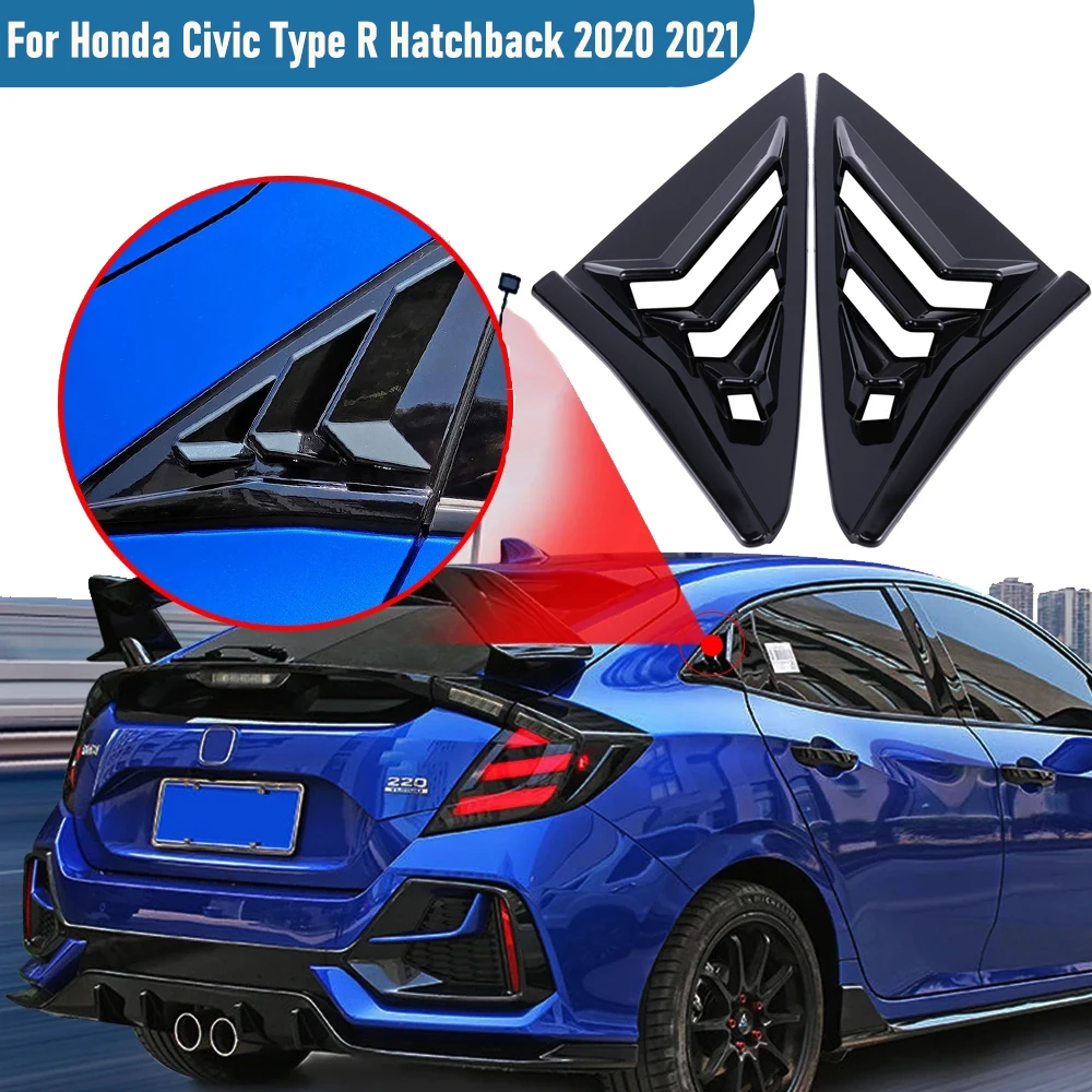 

2 шт., наклейки на заднюю панель Honda Civic Type R Hatchback 2020 2021