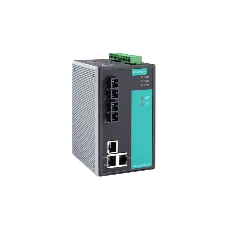 MOXA EDS-505A-MM-SC 5-port Managed Industrial Ethernet Switch