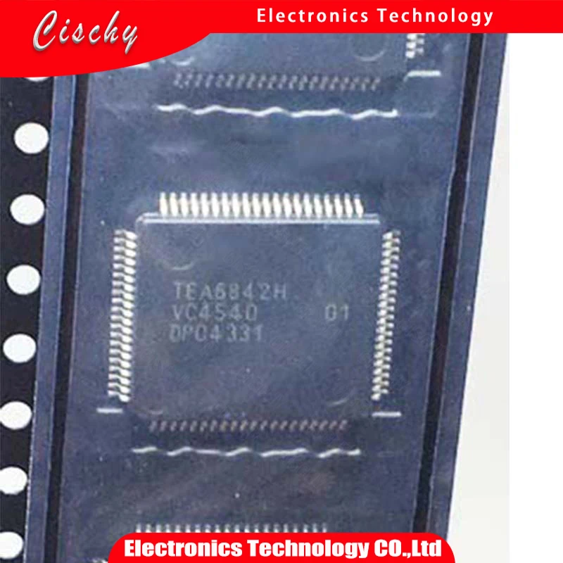 1 Pz/Lotto Tea6842 6842 Tea6842H Qfp Nuovo In Car Entertainment (Nizza) Estesa Autoradio Ic