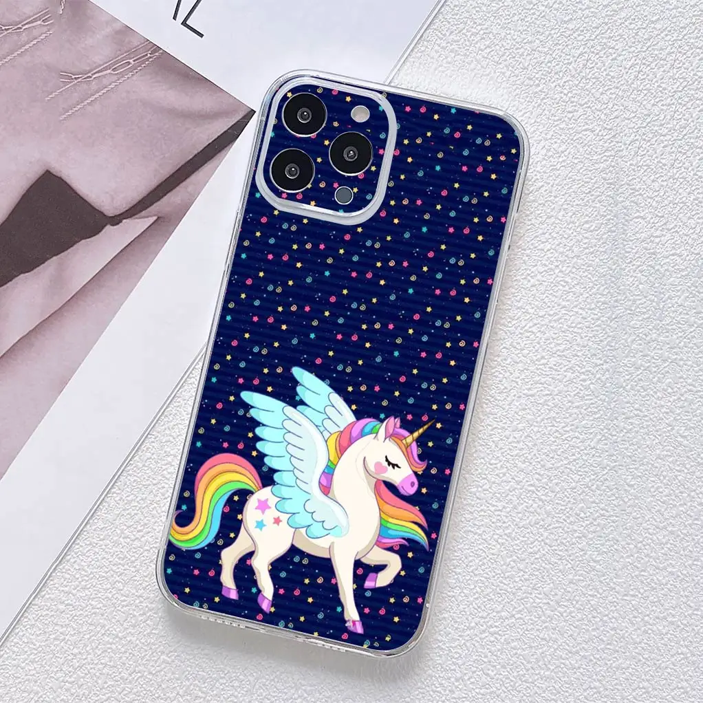 Unicorn Horse Silicone Phone Cover - Soft and Durable Case