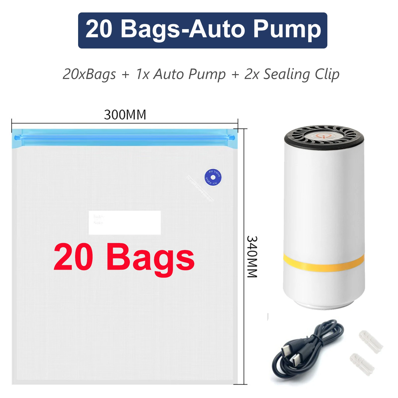 thumbnail image 1 of Bolsa de vacío para almacenamiento de filamentos de impresora 3D ABS PLA TPU PETG, resistente a la humedad, resistente al agua, con bomba, 1 of 5