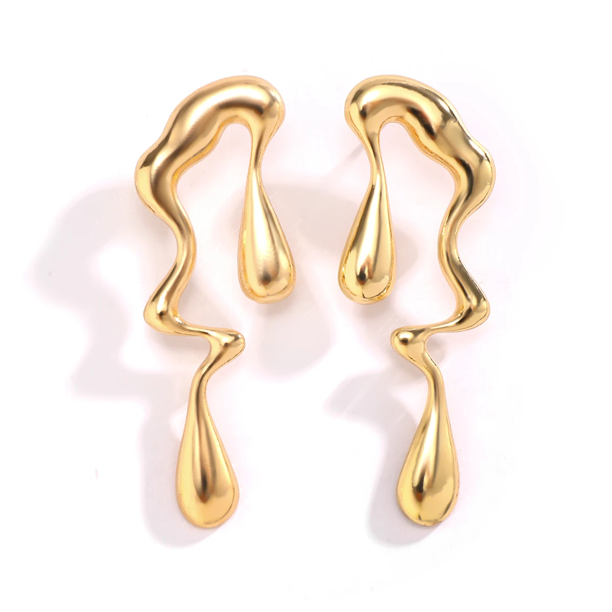 ピアス Colored Water Drop Earrings S7b6a895bc43a4d9497afba634b526