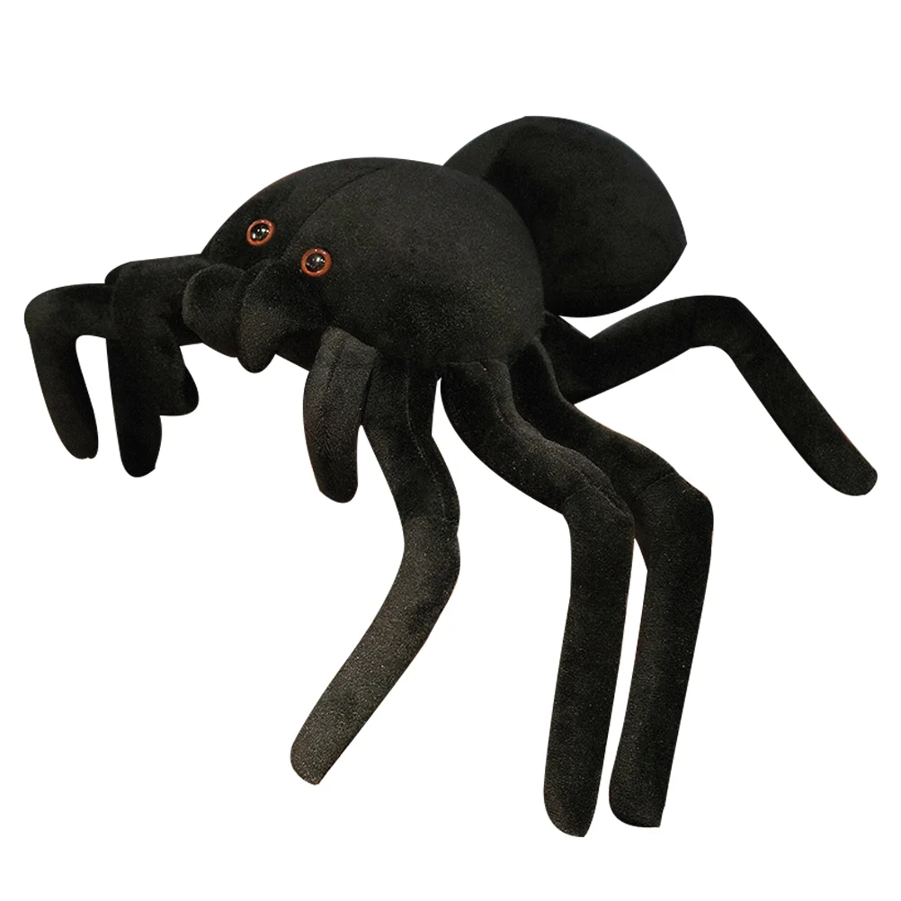 

30/40cm Giant Simulation Spider Plush Toys Stuffed Animal Soft Spider Cushion Appease Toy Throw Pillow Kids Scary Horror Toy