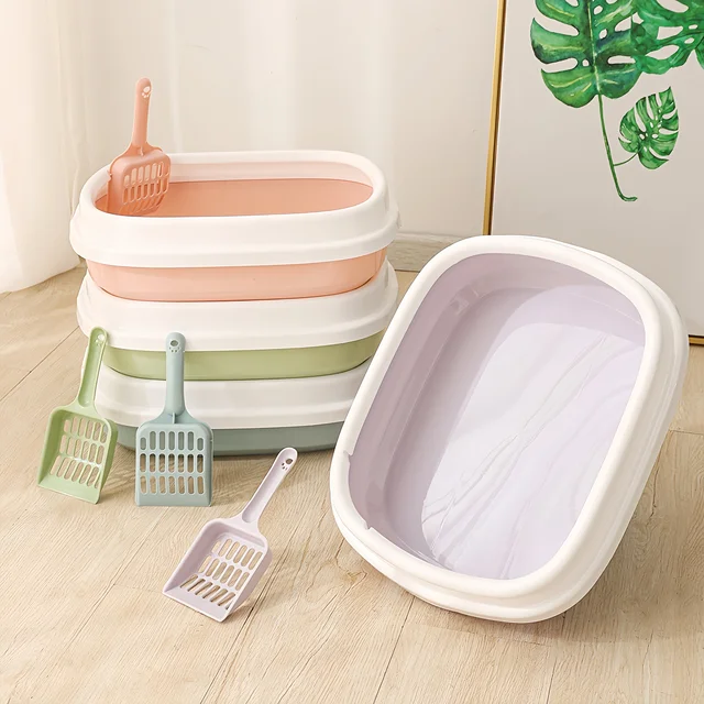 Cat Litter Box Portable Bedpan Removable Semi Closed Kitty Litter Pan Potty Toilet for Rabbit Kitty Small Animals Cat Litter Box Portable Bedpan Removable Semi Closed Kitty Litter Pan Potty Toilet for Rabbit Kitty Small Animals