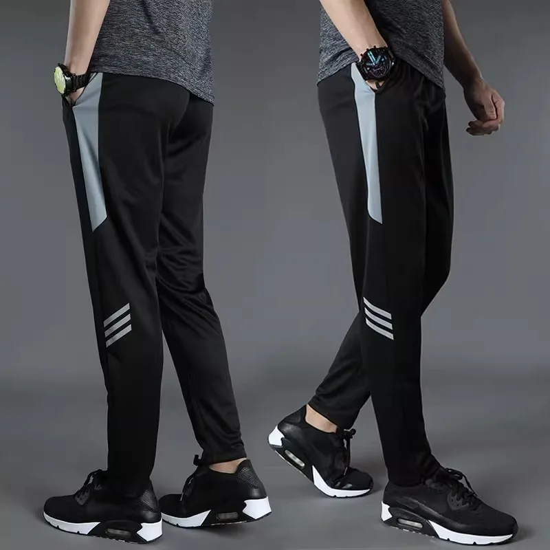 Spring and Autumn Versatile Men's Loose Football Running Pants Outdoor Leisure Trend Sports Guard Pants New Men's Style