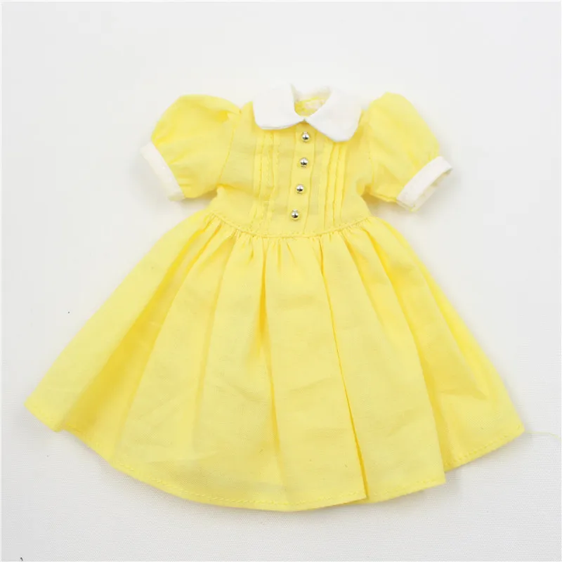 

ICY DBS Blyth doll licca body pink blue yellow dress simple clothes cute
