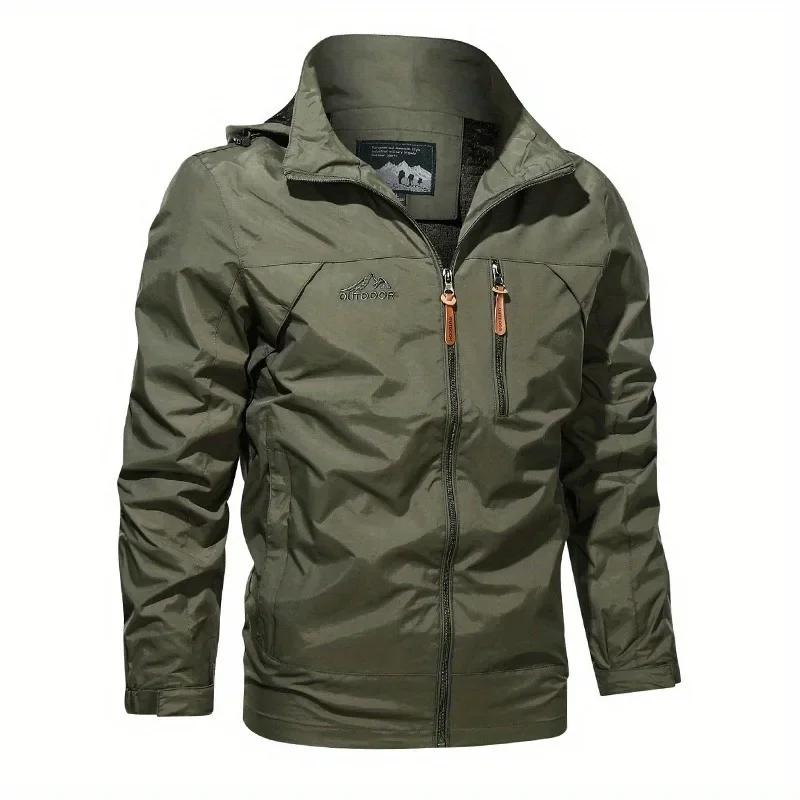 Waterproof Jackets Mens Coat Men Fashion Winter Parka Cold Padded