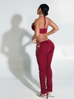 Grace Halter Camisole Pant Set 2