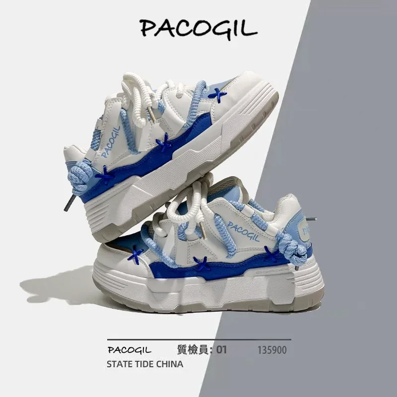 New Wide Sole Women Chunky Sneakers Design Bread Shoes Women Platform Comfortable Fashion Sports Shoes Woman Zapatillas De Mujer 3