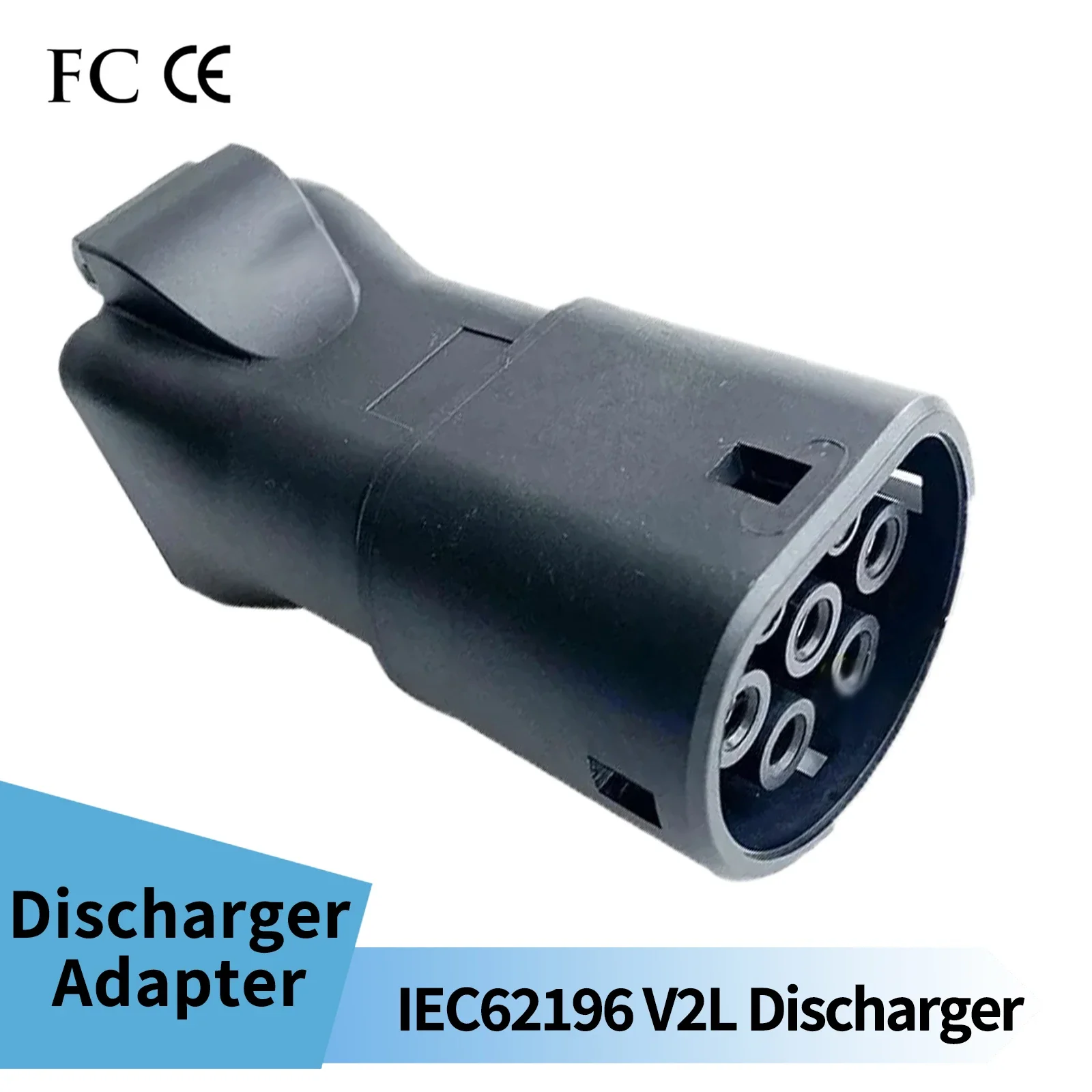 Ev charger adapter V2L Discharger For Type2 Car Discharge EV Cable Adapter Support MG BYD Kia Hyundai Discharge V2L Vehicle to Load Type 2