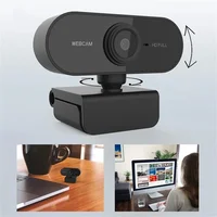 2K 1080P 720P 480P HD Webcam For Desktop Laptop Computer Mini USB Web Camera With Microphones Web Cam Cover For YouTube Skype 1
