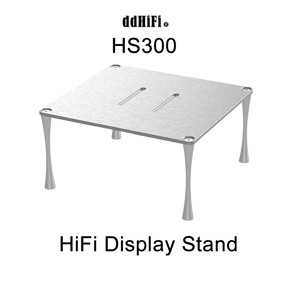 

DDHiFi HS300 HiFi Display Stand for Desktop Amplifiers, Aluminum Alloy Storage Holder / Rack for Table-Top Audio Devices
