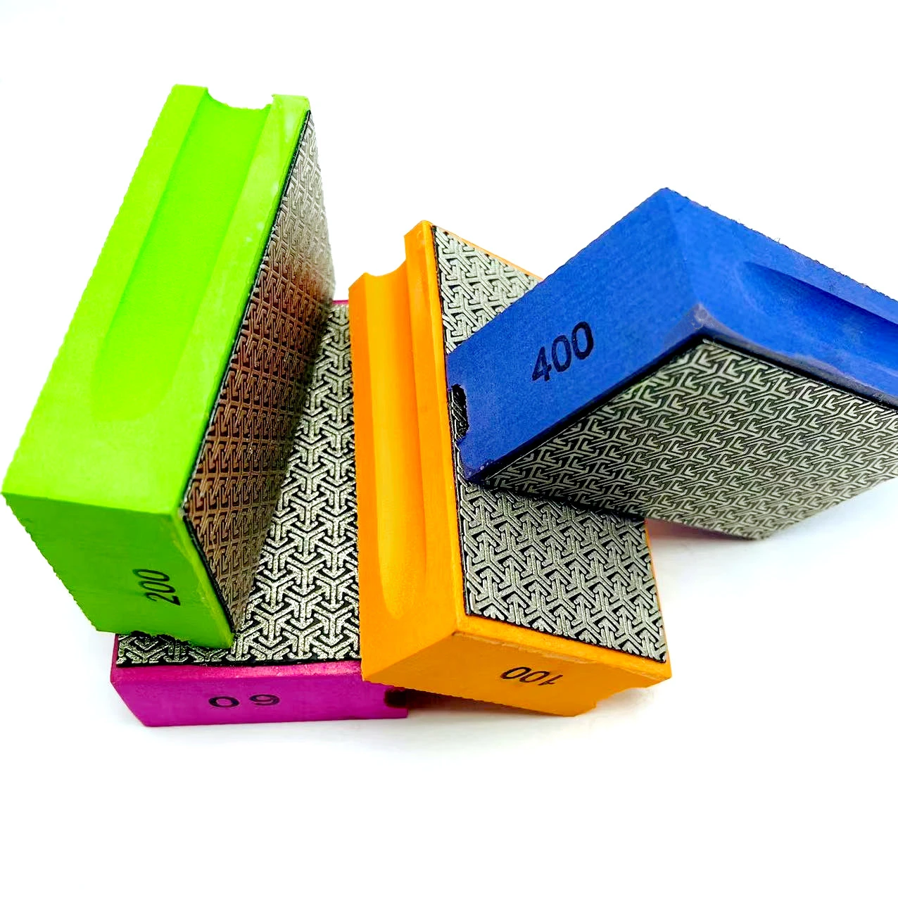 Diamond hand polishing pad 94*57mm stone polishing hand wiper glass