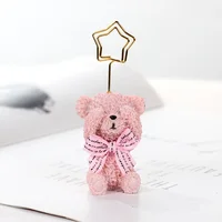 1PC Vintage England Mailbox Photo Paper Clip Note Holder Desk Name Card Wedding Favors Place Card Memo Clip Home Decoration Gift 1