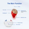 Hearing aids hearing amplifier Mini Invisible For Seniors, Noise Cancelling, Portable charge Case, Mobile charging case 4