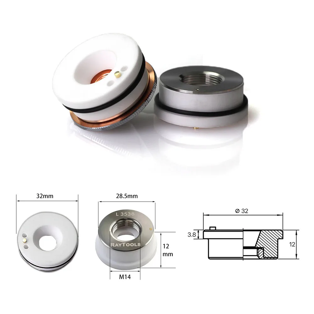 D32 Series B Type Laser Nozzles D32 H15 M14 - YUPEC Laser - Foto 8