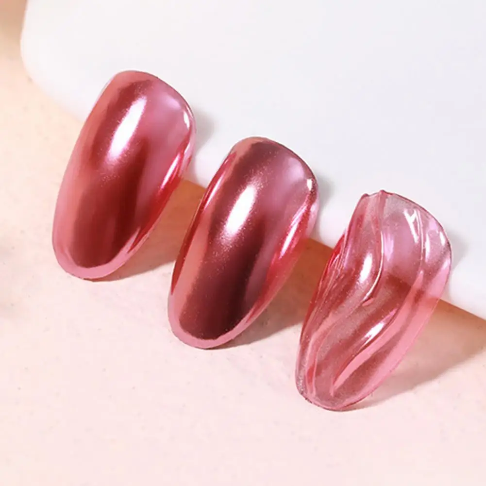 1 Set Fabulous Nail Powder Long-lasting Nail Mirror Powder No Irritation Manicure DIY with Brush