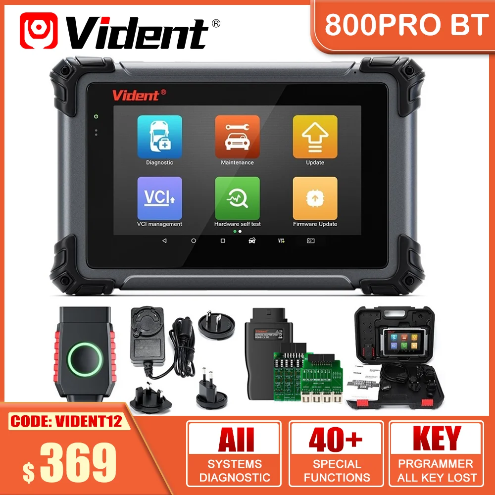 Vident outil de diagnostic de voiture ismart800pro bt obd2 lecteur de