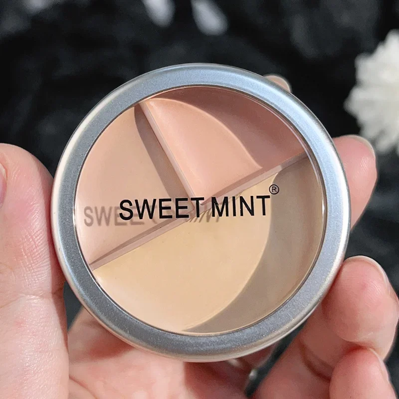 Face Concealer Palette 3 Colors Moisturizing Matte Concealer Foundation Cream Makeup Cometics