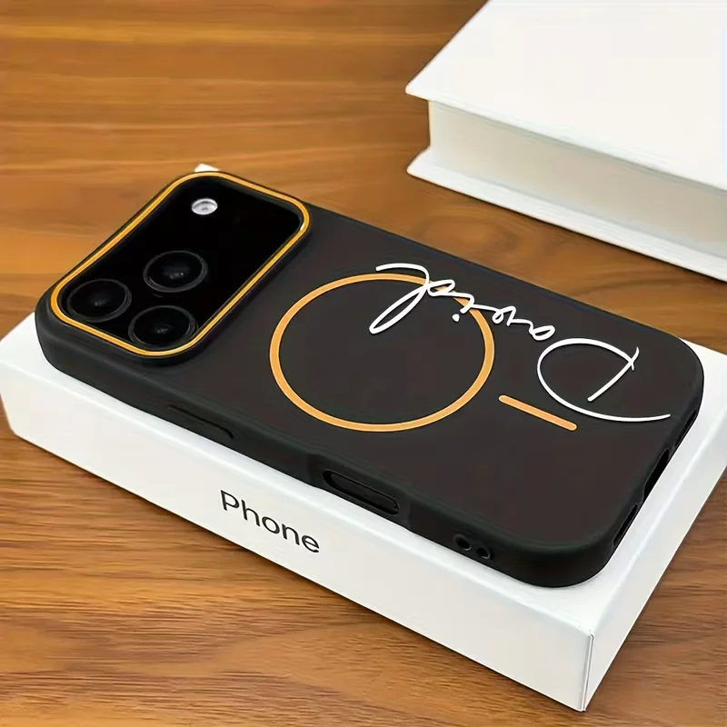 Personalized Minimalist Style Customized Name Magnetic Charging TPU Phone Case thumbnail 5