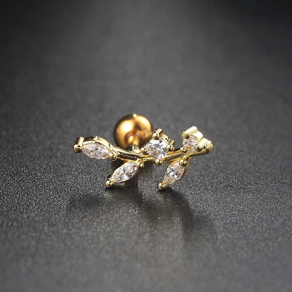 Lantine Lot De 2 Piercings Septum En Forme De Demi-lune En Acier