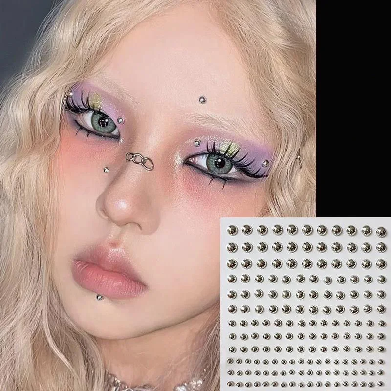 Strass Adhésifs Visage Corps – Bijoux Piercing Faux Décoration