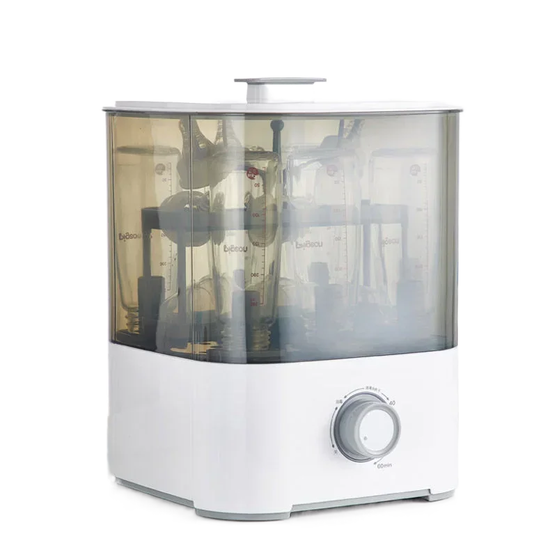 Large Capacity Designed Health Cabinet Box Up Open Lid Adult Feeding Intelligent Milk Bottle Steam Sterilizer Baby