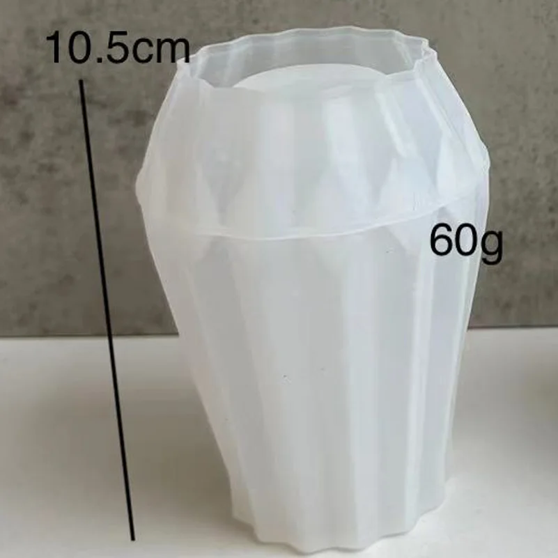 Silicone Mold Handmade Vase Mold DIY Flower Pot Gypsum Resin Mold Vase Ornaments