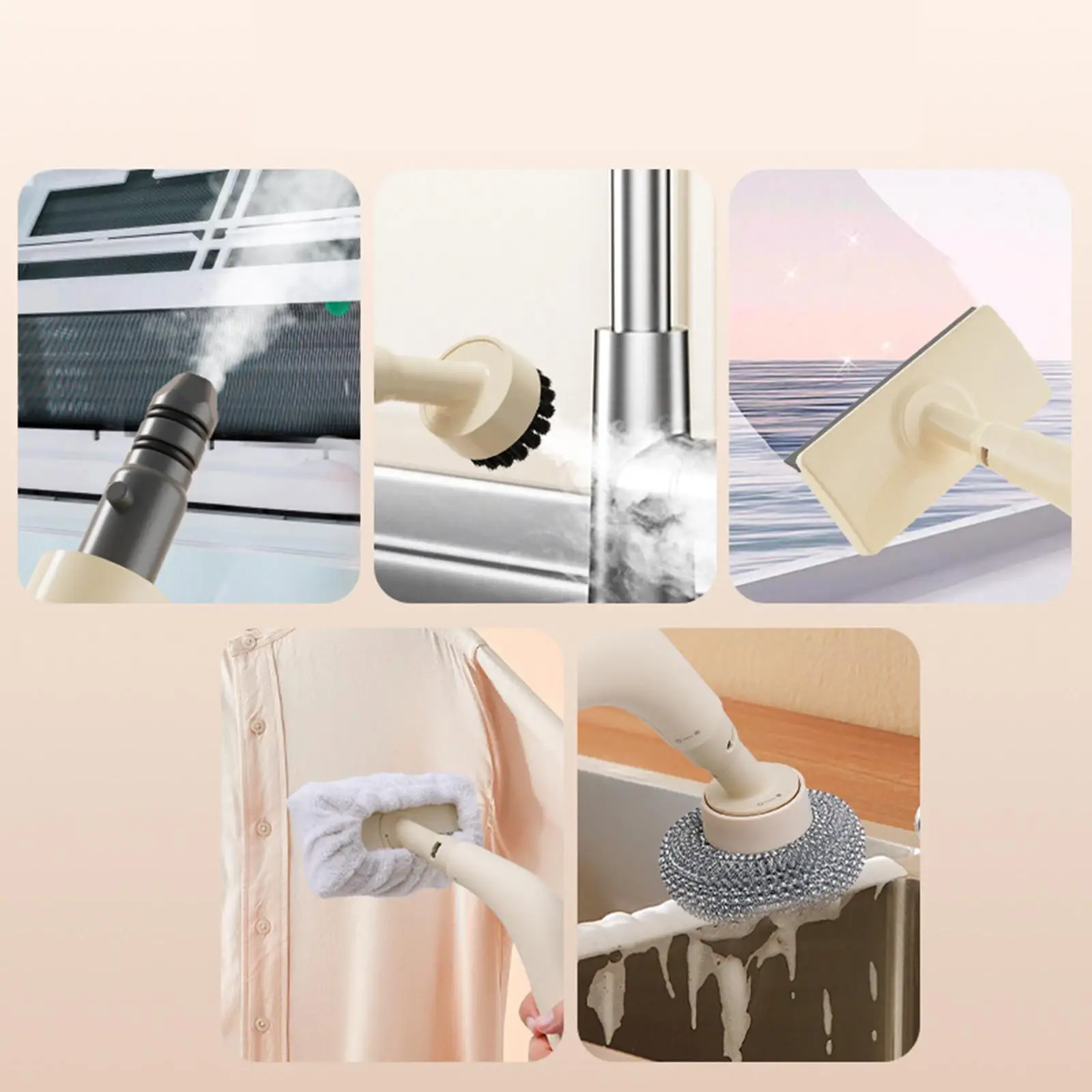 Handhold Steam Cleaner Multiuse 300ml Water Tank Sturdy Mini High-pressure Steam for Range Hood Bathroom Floor Door Frame Window Handhold Steam Cleaner Multiuse 300ml Water Tank Sturdy Mini High-pressure Steam for Range Hood Bathroom Floor Door Frame Window