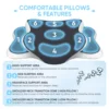 Butterfly Memory Foam Pillows Butterfly Shaped Relaxing Cervical Slow Rebound Neck Pillow Pain Relief Sleeping Orthopedic Beding 4