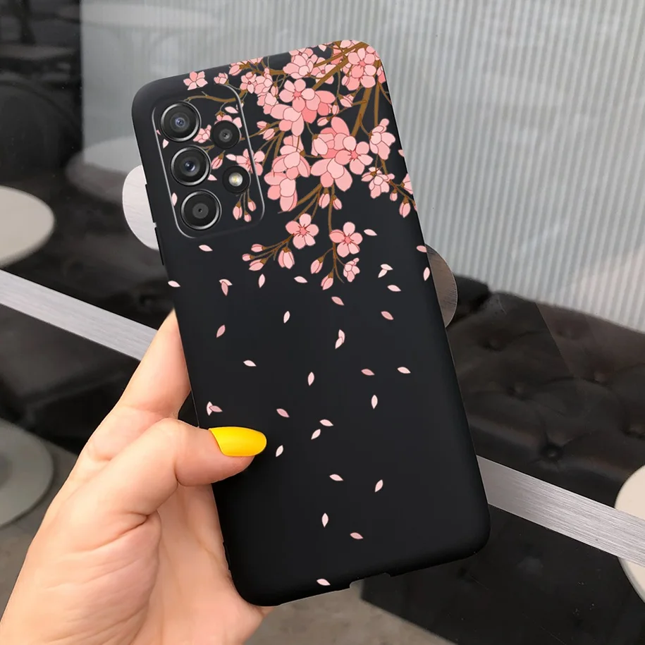 Colorful Flower Painted Soft Silicone Back Cover - Vibrant Design Protective Phone Case