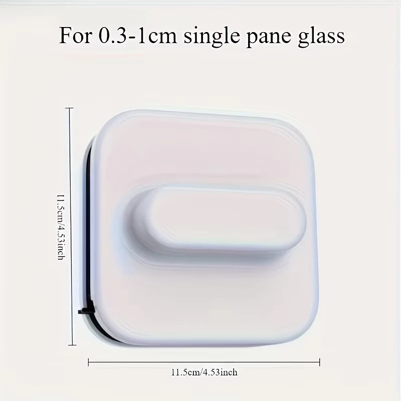 NEW Magnetic Window Cleaner Double-sided Window Cleaning Brush Glass Wiper A High-rise Glass Cleaning Tool with A Safety Rope