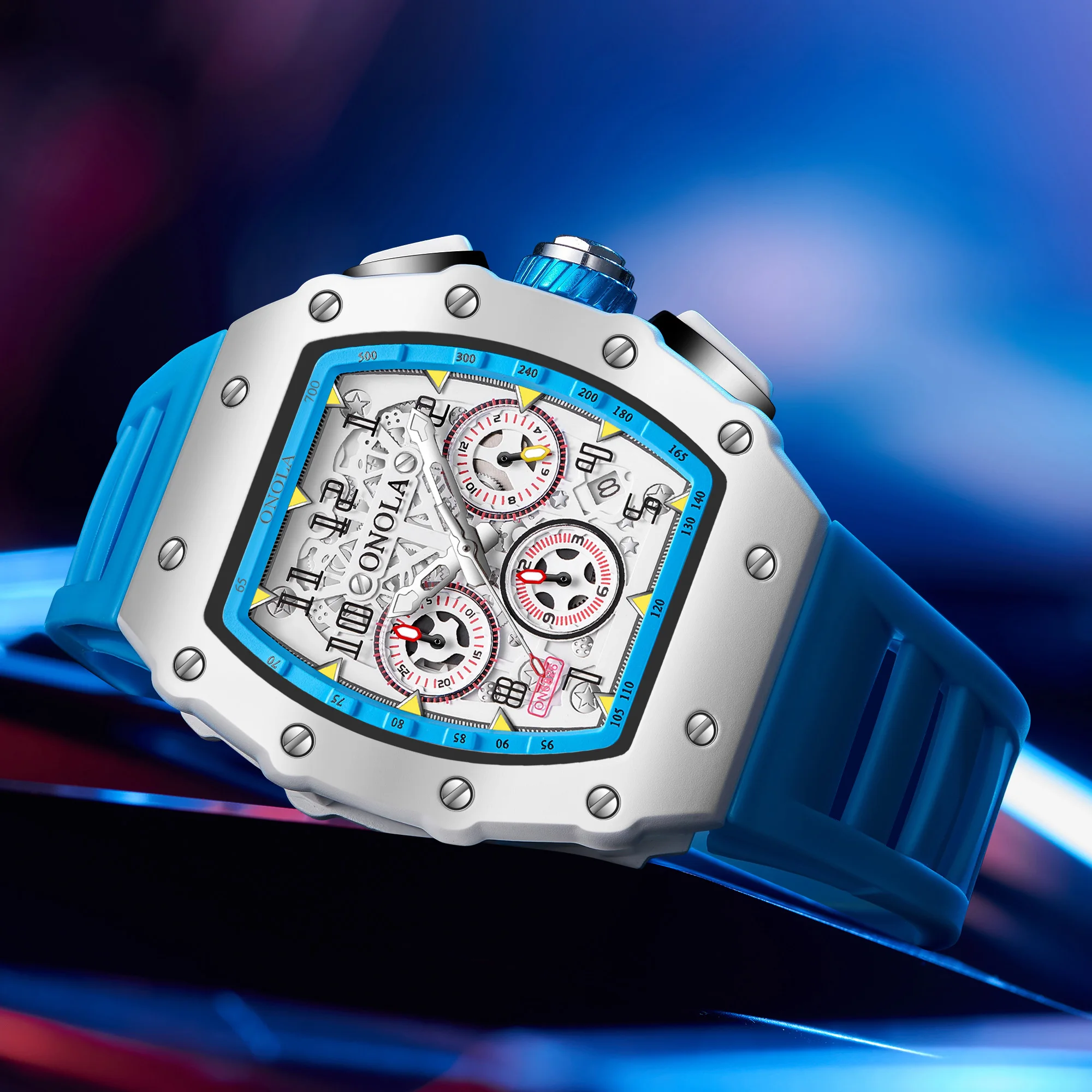 

New Men ONOLA Watches Classic Luxury Watch For Men Fashion Leisure Business Chronograph Calendar Sports Waterproof Quartz Watch