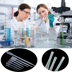 10 - Pack Graduated Plastic Pipette Set - Multipurpose Disposable Laboratory Droppers - 10ML