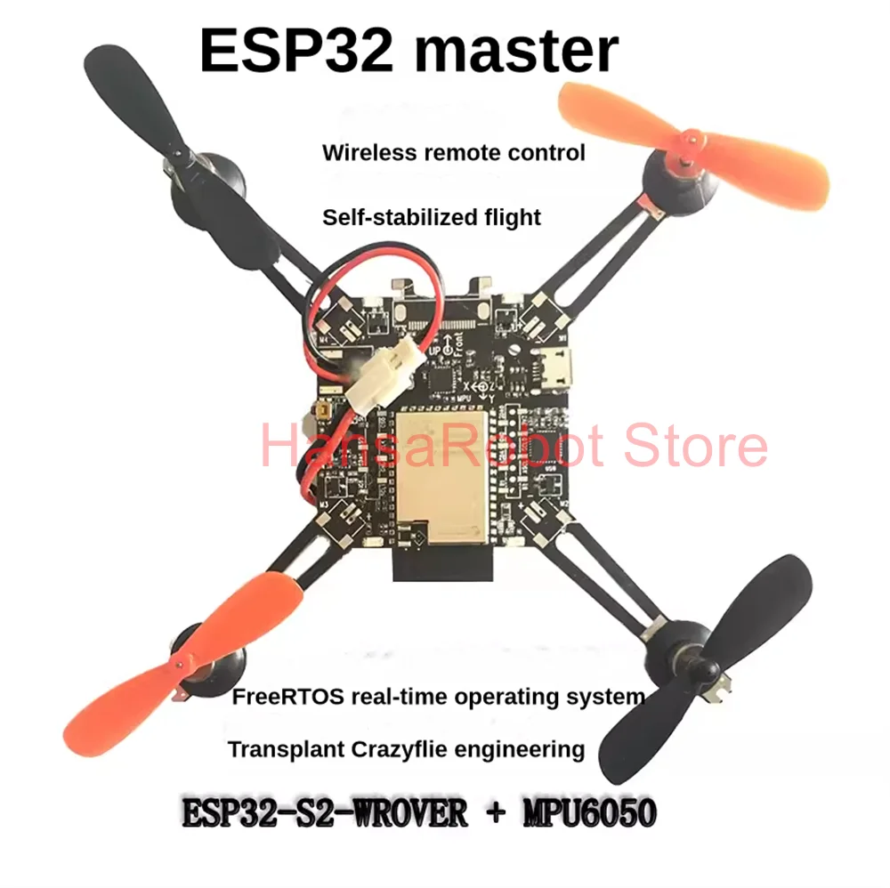 Esp32S2 Open-Source Quadcopter ESP Drone Robot Learning Kit Model WiFi Remote Control Crazyflie