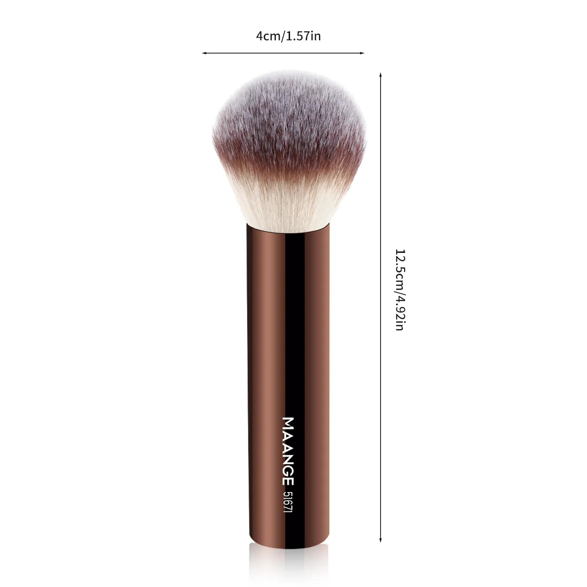 Soft Synthetic Flat Top Foundation Makeup Brush for Blush Contour Powder