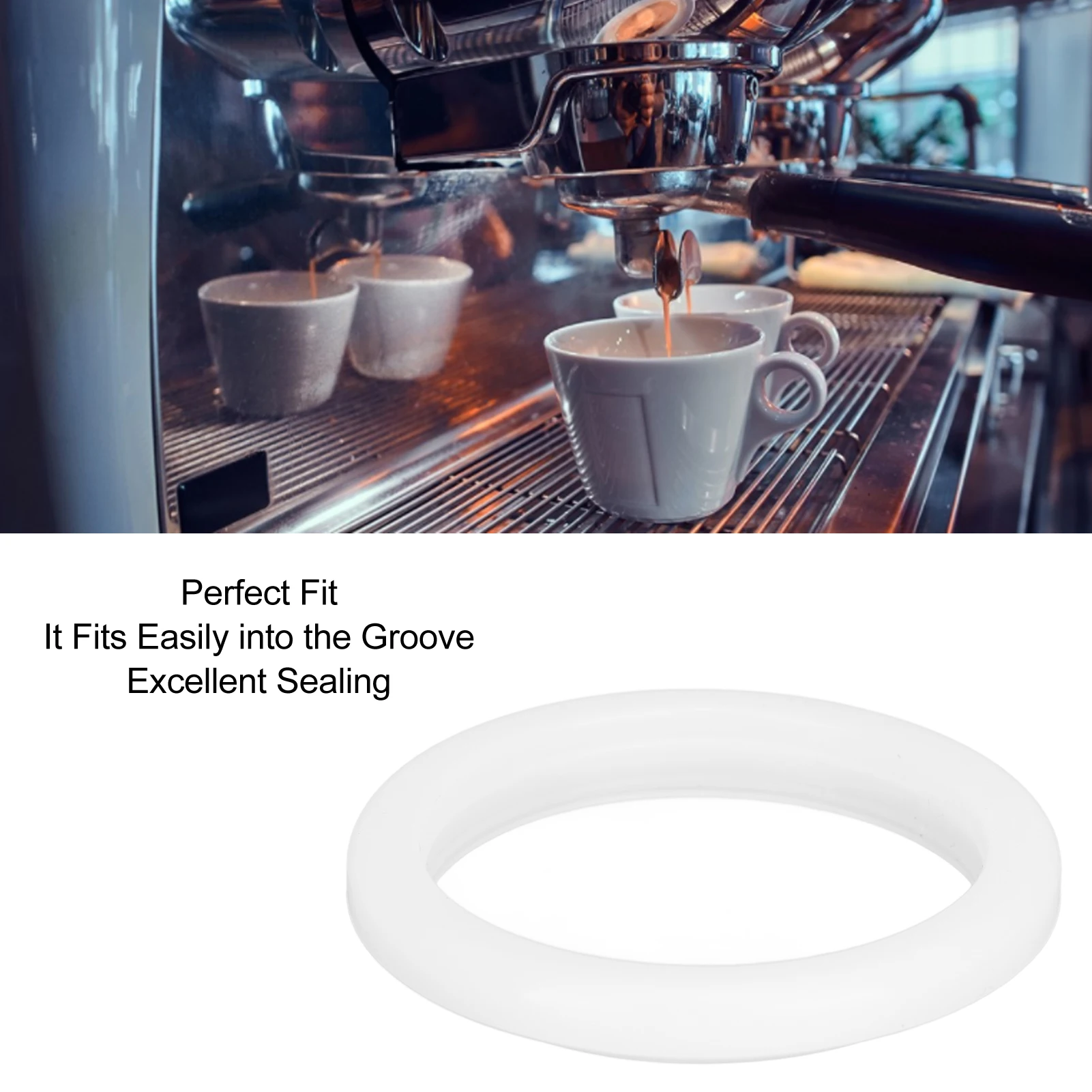 51mmSiliconeSealRingSteamRingCoffeeMachineBrewingHeadGasket