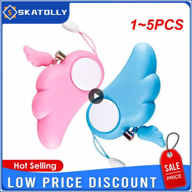 

1~5PCS Self Defence Alarm Keychain Personal Protection 90dB Loud Self Defense Supplies Girl Women Security Rape Alarm Emergency
