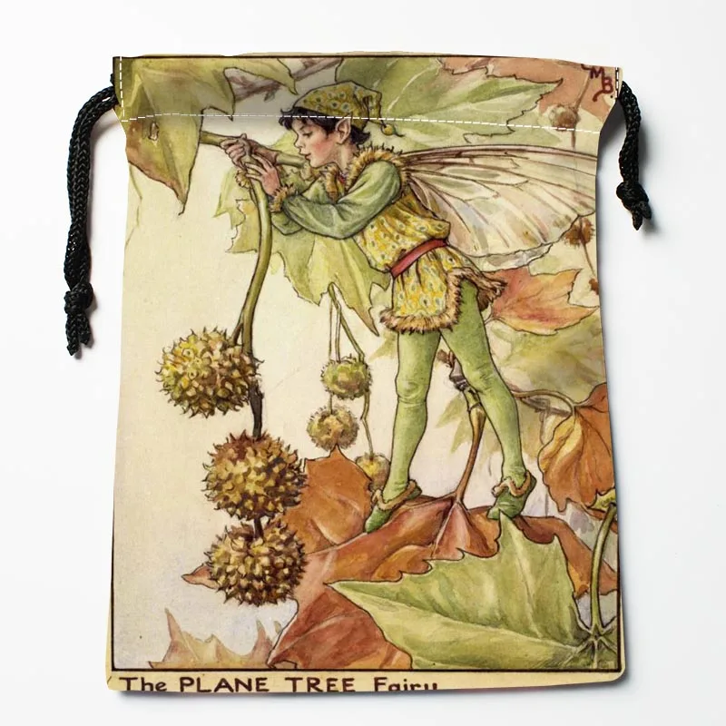 The Secret Garden Winter Drawstring Bags Festive Accessories 18X22CM Satin Fabric Resuable Storage Clothes Bag Tarot Bag 0214