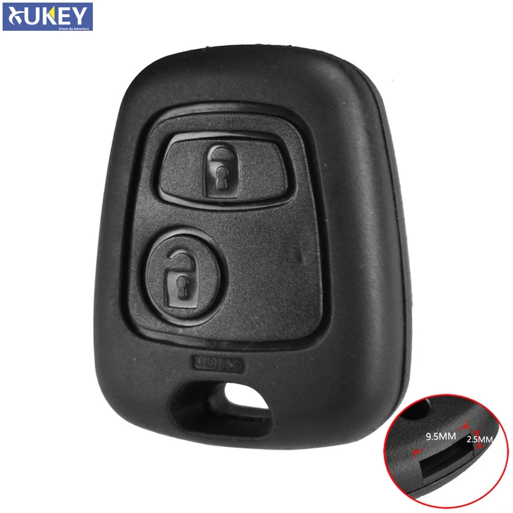 Key Case Cover Car Key Shell Car Replacement Remote Key Shell Case For PEUGEOT 107 206 207 307 406 408 607 FOR Citroen C1 C2 C3 C4 C5 fit VAC102/NE73 Blade
