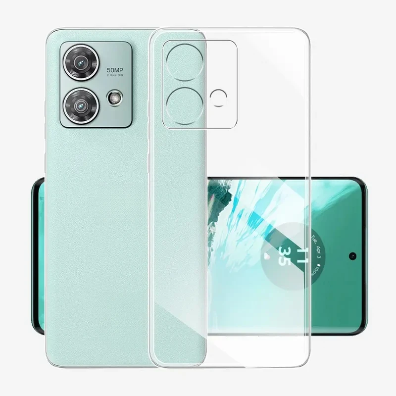 Clear Silicone Soft Phone Case Protective Back Cover