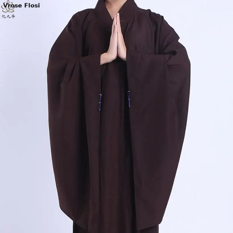 Meditation Zen Shaolin Hanfu Chinese Traditional Clothings For Monk Costume Buddhist Clothing Monk Robe Taoism Tibetan Clothes