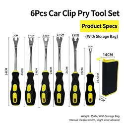 Versatile Pry and Fastening Tool Set for Auto, DIY, and Home Repair (Black)