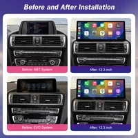 12,3-дюймовый ультратонкий экран для BMW 1/2/3/4 серии F20 F21 F22 F23 F30 F31 F33 F36 CIC/NBT/EVO беспроводной мультимедийный радиоприемник CarPlay — изображение 4