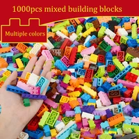 1000 pieces of building blocks city DIY creative building blocks compatible building blocks large base plate educational childre 1
