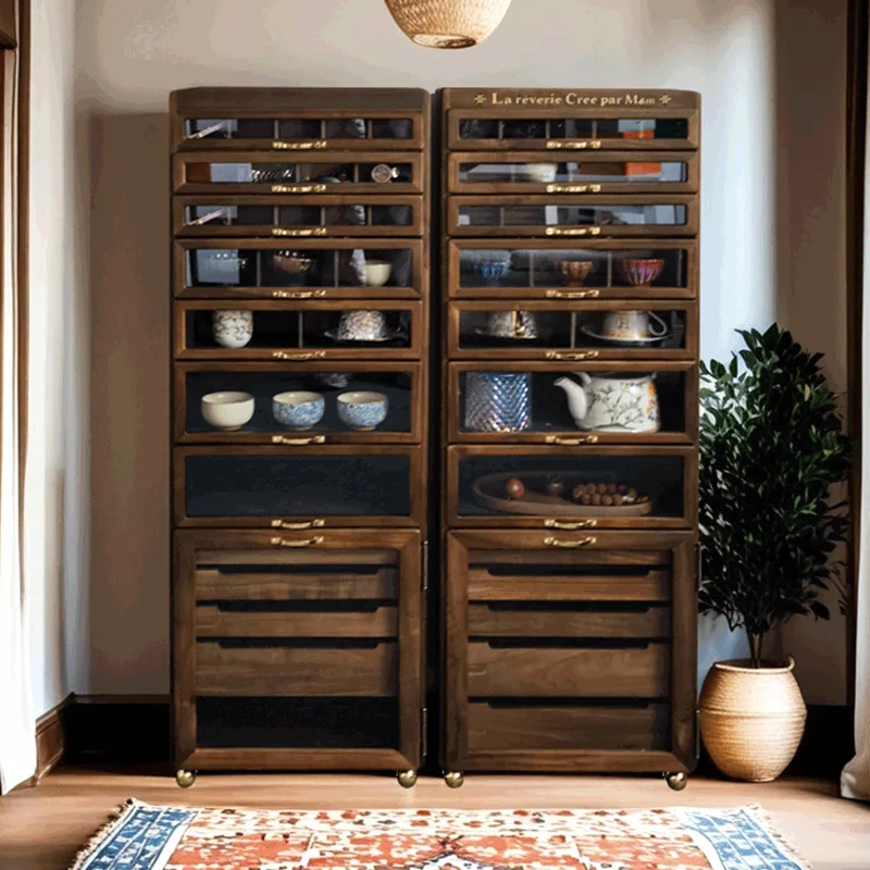 12-Drawer Wooden Jewelry Cabinet 3